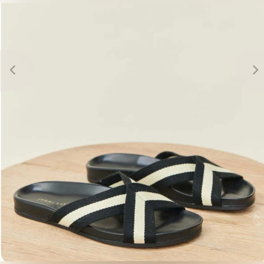 Jenni Kayne Cotton Crossover Sandals